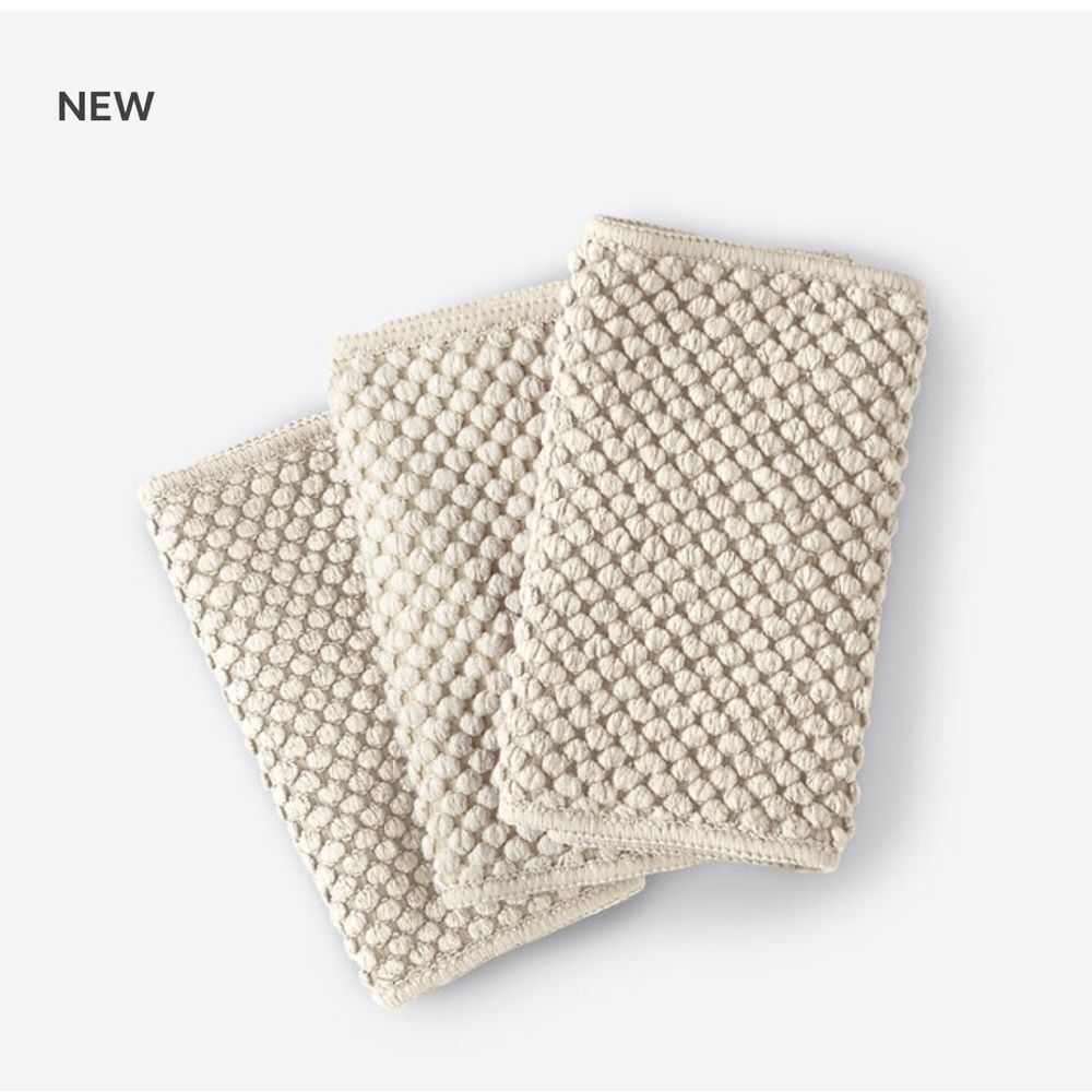 Norwex Counter Cloths in Vanilla Set of 3 NWT